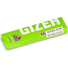 Χαρτάκια Gizeh Λαχανί 60 Extra Slim Super Fine