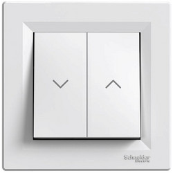 Διακόπτης ρολών Λευκός Schneider Asfora EPH1300521 3606480611667