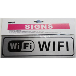 WIFI ΤΑΜΠΕΛΑΚΙ 20Χ9CM SIGN-WIFI