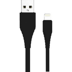 Data cable Powertech Lightning to USB 2.0 για iPhone 5/5s, 6/6S, 6/6S Plus, SE, 7/7 Plus, iPad Air/Mini 1m Black