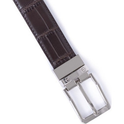 Hexagona Ανδρική Ζώνη Δερμάτινη 2.8cm Καφέ BER12Z - 25031-04