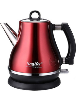 Sonifer SF-2028 Ανοξείδωτος Βραστήρας 1.2lt 1500W Κόκκινος