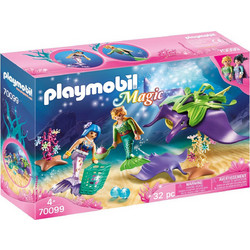 Playmobil Magic Συλλέκτες Μαργαριταριών με Γιγάντιο Σαλάχι Μάντα για 4+ Ετών 70099
