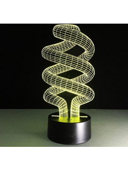3D LED λάμπα νυχτός - DNA