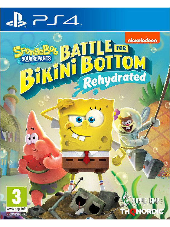 Spongebob SquarePants Battle For Bikini Bottom Rehydrated PS4
