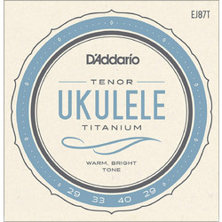 D'Addario EJ87T Σετ 4 Χορδές Ukelele Titanium 29-41" Light Tension 1/2