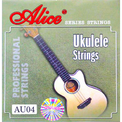 Alice AU04 Clear Σετ 4 Χορδές Ukelele Nylon 1/4