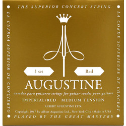 Augustine Imperials Red Σετ 6 Χορδές Κλασικής Κιθάρας Nylon 29-43" Medium Tension