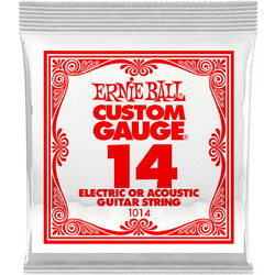Ernie Ball 1014 Χορδή Ηλεκτρικής / Ακουστικής Κιθάρας Plain Steel 14"