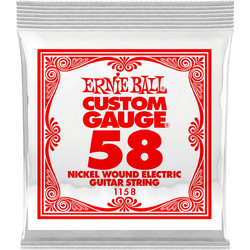 Ernie Ball 1158 Χορδή Ηλεκτρικής Κιθάρας Nickel Plated Steel 58"