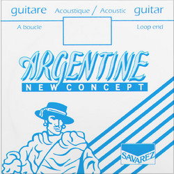 Savarez 1216MF Argentine New Concept Χορδή Ακουστικής Κιθάρας E6 Plain Steel 46" Light Tension