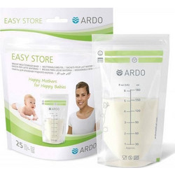 Ardo Easy Store Σακουλάκια Αποθήκευσης Μητρικού Γάλακτος 180ml 25τμχ