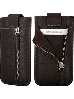 BUGATTI ΘΗΚΗ ΠΟΥΓΚΙ SAMSUNG I9505 S4 MOVE DARK BROWN XL