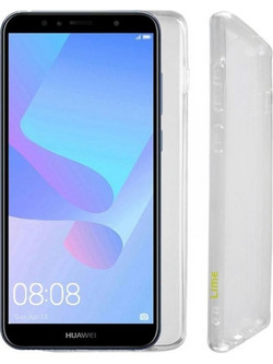 Lime Slimclear TPU Θήκη Transparent (Huawei Y6 2018)