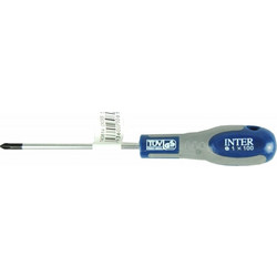 ΚΑΤΣΑΒΙΔΙ ΜΑΓΝΗΤΙΚΟ Cv ΤΕΤΡΑΓΩΝΟ R2X125mm ΜΠΛΕ/ΓΚΡΙ - INTER 14462