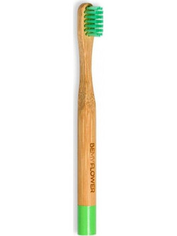 BeMyFlower Bamboo Kids Soft Παιδική Οδοντόβουρτσα Πράσινη
