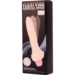 Baile Flexi Vibe Sensual Spine Bendable Δονητής 19.3cm Flesh