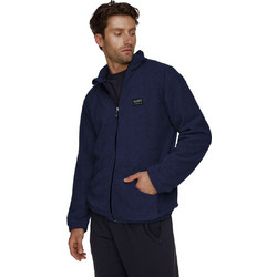 Bodymove Ανδρική Ζακέτα Fleece με Φερμουάρ Μπλε 575-4