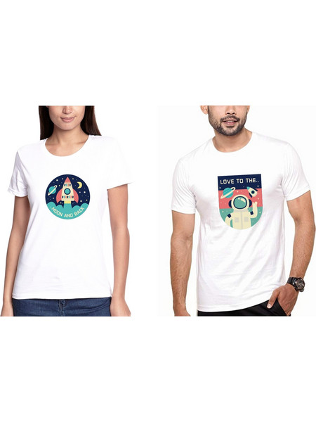T-shirt UFO ζευγάρι
