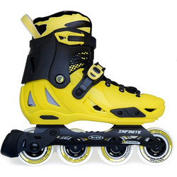 Micro S7Inline Αυξομειούμενα Rollers Παιδικά Μαύρα Κίτρινα