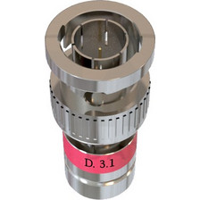 ELAN 408015C (408060C) Βύσμα Συμπίεσης BNC για καλώδια 2.80mm MCX - RG179 HD