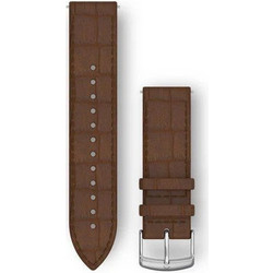 Garmin Quick Release 20mm Λουράκι Δερμάτινο Dark Brown