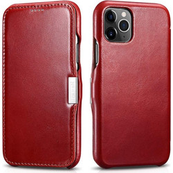 iCarer Vintage Leather Wallet Red (iPhone 11 Pro Max)