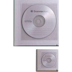 Αυτοκόλλητη θήκη CD τύπου Π Υ12,6x12,6εκ. (100τεμ.)