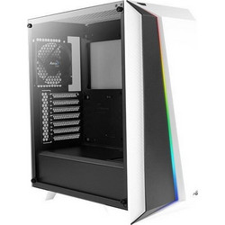 Aerocool Cylon Pro White Gaming Midi Tower Κουτί Υπολογιστή RGB με Πλαϊνό Παράθυρο