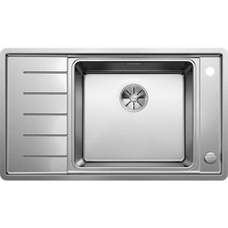 Blanco Andano XL 6 S-IF Compact Ένθετος Νεροχύτης Inox Σατινέ Αριστερή Ποδια 100x50cm