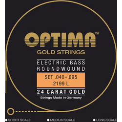 Optima 2199L Σετ 4 Χορδές Ηλεκτρικού Μπάσου 40-95" Light Tension