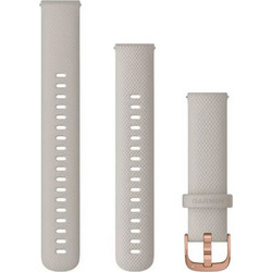 Garmin Quick Release 18mm Λουράκι Σιλικόνης Light Sand / Rose Gold (Vivomove HR)