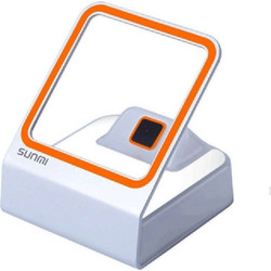 Barcode Scanner Επιτραπέζιο Sunmi Blink (C10010039) - 1D & 2D & QR - USB - White-Orange C10010039