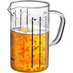 Μεζούρα γυάλινη πυρίμαχη 500 ml Meti