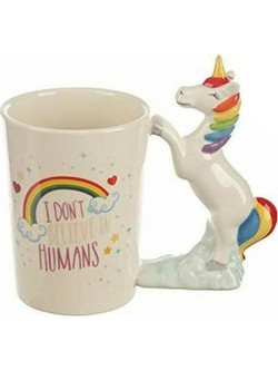 Κεραμική Κούπα με λαβή Μονόκερου, Unicorn Mug - Aria Trade