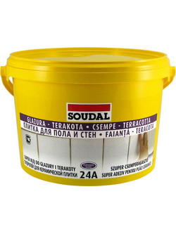 Κόλλα Πλακιδίων και δαπέδων Soudal 24A -Λευκό 1Kg