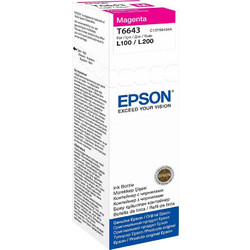 Epson T6643 Magenta Μελάνι Εκτυπωτή Inkjet C13T66434A