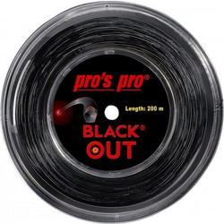 Pros Pro Blackout Tennis String (1.24mm, 200m) Black