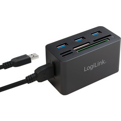 LogiLink CR0042 Card Reader USB-A 3.2 Gen 1 για SD / microSD / Compact Flash / Memory Stick / Micro (M2)