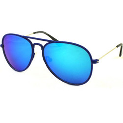 LAK 8420BU Γυαλιά Ηλίου Aviator Μεταλλικά Μπλε με Μπλε Καθρέπτη Φακό