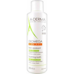 A-Derma Exomega Control Bain Apaisant Αφρόλουτρο σε Gel για Ξηρό Δέρμα 250ml