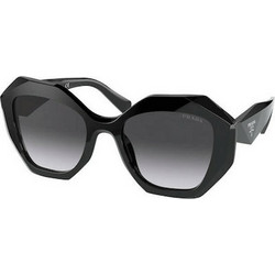 Prada PR 16WS 1AB5D1 Γυναικεία Γυαλιά Ηλίου Πολυγωνικά Κοκάλινα Μαύρα με Μαύρο Degradee Φακό