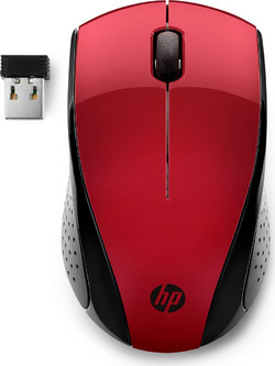 HP 220 Ασύρματο Ποντίκι Red