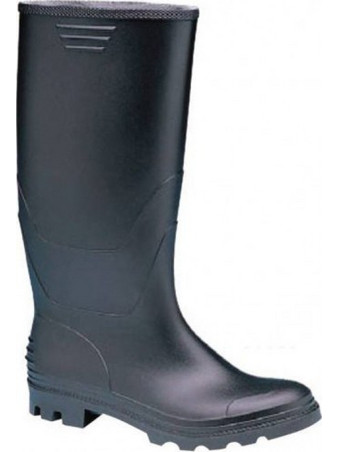 Γαλότσες 38cm από PVC Μαύρο