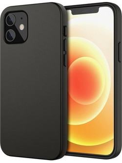 Back Cover Case Σιλικόνη Για Iphone 12 Mini 5.4" Προστασία Κινητό ΜΑΥΡΟ