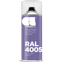Cosmoslac Premium Acrylic Paint Σπρέι Βαφής Blue Lilac RAL4005 Gloss 400ml