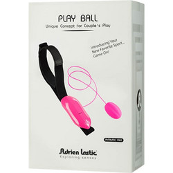Adrien Lastic Vibrating Egg Play Ball Δονητής Egg για Ζευγάρια με Τηλεχειριστήριο Ροζ