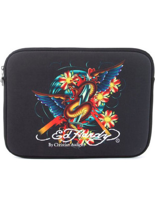 Ed Hardy Original Eternal Skull Snake Θήκη Laptop 15.6" Black Multicolor