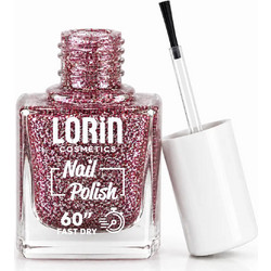 Lorin Fast Dry 60 186 Gloss Βερνίκι Νυχιών Quick Dry 13ml