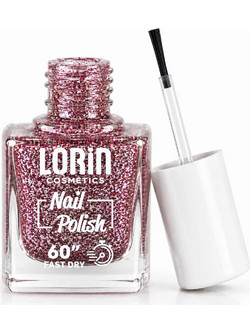 Lorin Fast Dry 60 186 Gloss Βερνίκι Νυχιών Quick Dry 13ml